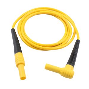 ETA(埃塔) 香蕉头转香蕉头测试线 ETA4164W-3 弯头；护套 1000mm 1000V 10A 黄色 1根