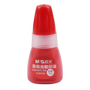 M&G（晨光文具）10ml财务光敏印油 红色印章印台印油 办公用品