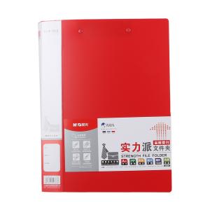 M&G（晨光文具）A4红色A4实力派双强力文件夹 档案盒 办公文件盒