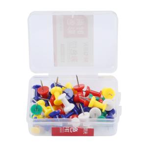 [一盒35枚]M&G（晨光文具）办公用彩色工字钉PP盒装