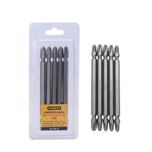 STANLEY(史丹利)，6.3MM系列双头旋具头PH3-PH3x110mm(x5)，63-113F-23