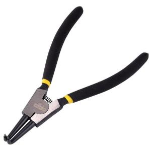 STANLEY(史丹利)，德式轴用弯嘴卡簧钳7"，84-341-23