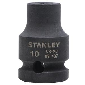 STANLEY(史丹利)，12.5MM系列公制6角风动套筒10mm，STMT89437-8-23