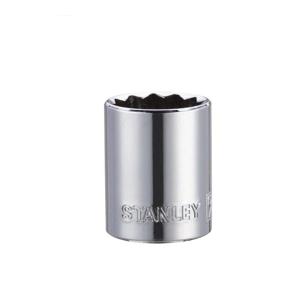 STANLEY(史丹利)，12.5MM系列英制12角标准套筒1"，86-471-1-22