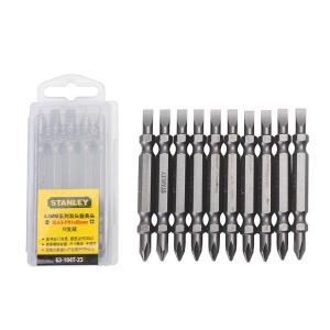 STANLEY(史丹利)，6.3MM系列双头旋具头SL4.5-PH1x65mm(x10)，63-104T-23