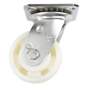 EDL(易得力)不锈钢4"平顶万向尼龙PA脚轮