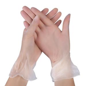 SEAGEBEL(希洁贝尔)[1整包100只装]一次性PVC手套 透明M码 PVC-01M
