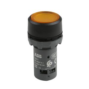 ABB 带灯型黄色平钮 自锁型CP2-13Y-10