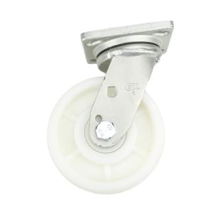 EDL(易得力)镀锌6"平顶万向高强度尼龙TPA脚轮