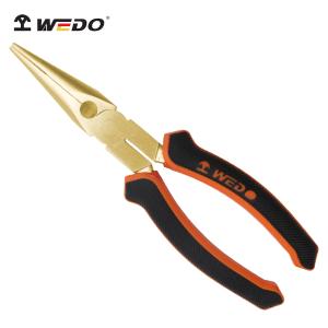 WEDO(维度) 防爆铝青铜A型尖嘴钳 尖口钳尖咀钳夹持钳长嘴钳8寸 AL254-1004