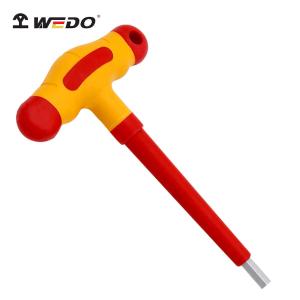 WEDO(维度) 绝缘注塑T型内六角扳手 VDE认证1000V 5*150mm IN523A-05