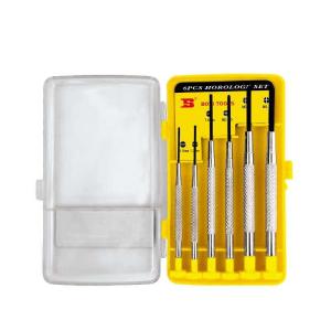 BOSI(波斯)，6件套钟表批精密螺丝刀微型手表手机维修电脑笔记本拆机套装工具，BS468067