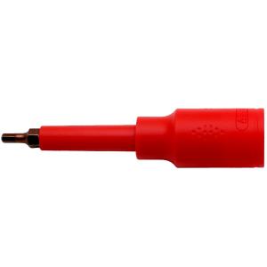 WEDO(维度) 1/4"注塑绝缘套筒旋具 VDE认证1000V汽修工具8mm IN524A-08