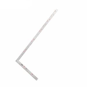 BOSI(波斯)，不锈钢拐尺BS-A312，150mm/300mm双刻度角尺90度尺拐角尺L型木工尺宽座方直尺，BS181230