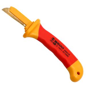 WEDO(维度) 绝缘平铣型电缆刀 VDE耐压1000V电工刀剥线刀50*180mm IN520C-02
