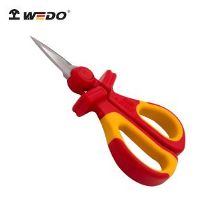 WEDO(维度) 注塑双色绝缘剪刀160mm VDE认证电工剪 IN543-02
