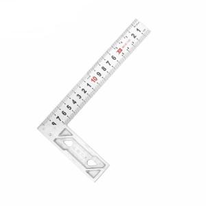 BOSI(波斯)，不锈钢角尺直角尺双刻度角尺90度尺拐尺L型木工尺宽座方直尺（15CM），BS181715