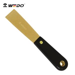 WEDO(维度) 黄铜胶柄细口泥子刀 腻子刀油灰刀刮刀铲刀抹灰刀32×200mm BRB207-1002