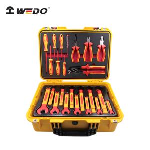 WEDO(维度) 绝缘套装工具46件套 VDE耐高压电工套筒扳手螺丝刀钳子WEDO8866-S46
