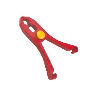 WEDO(维度) 注塑绝缘塑料圆头线夹 VDE电工夹子鳄鱼夹耐压150mm WEDO8512-150
