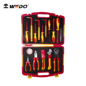 WEDO(维度) 绝缘注塑16件套组合套装工具 VDE耐压1000V绝缘工具套装IN544H-16