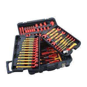 WEDO(维度) 绝缘套装工具68件套 VDE耐高压电工套筒扳手螺丝刀钳子WEDO8868-S68