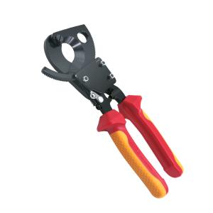 WEDO(维度) 双色注塑绝缘棘轮电缆剪 电线剪断线钳VDE认证 240mmWEDO8553-32