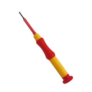 WEDO(维度) 双色绝缘一字精密螺丝批 耐压电工起子改锥螺丝刀 2.5*0.4*50mm WEDO8351-08
