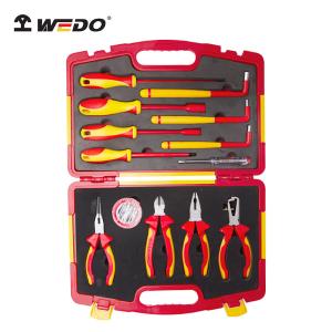 WEDO(维度) 绝缘注塑13件套组合套装工具 VDE耐压1000V绝缘工具套装 IN544F-13