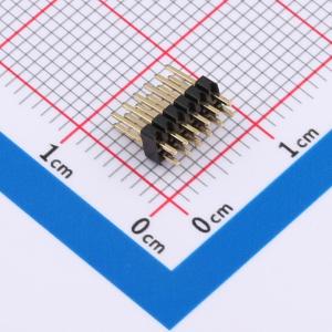 2x6P 间距:1.27mm 方针 直插