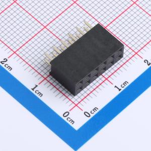 2x6P 间距:2.54mm 直插
