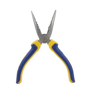 长城精工 多功能尖嘴钳 带剥线孔 尖头钳子 电工手钳 6英寸
