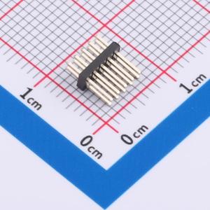 2x5P 间距:1.27mm 方针 直插