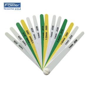 FOWLER/福勒 14片塑料面差尺 1/4-1mm 54-404-148