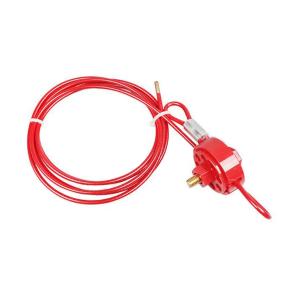 KCL/可兹尔 轮式缆绳锁停工锁具 镀锌钢丝φ4mm 长2m KCL251402
