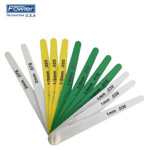 FOWLER/福勒 12片塑料面差尺  1/4-2mm 54-404-149