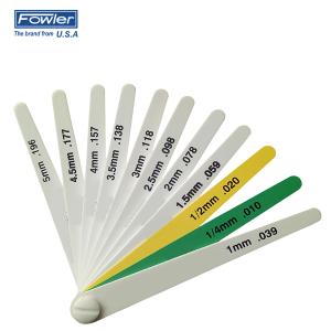 FOWLER/福勒 11片塑料面差尺 0.25-5mm 54-404-153