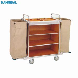 HANNIBAL/汉尼巴尔 不锈钢架钢木房口车 135*46*115cm KT9-900-838