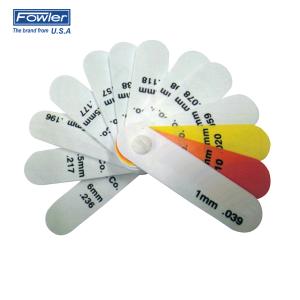 FOWLER/福勒 8片塑料面差尺 1-3mm 54-404-143