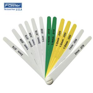FOWLER/福勒 13片塑料面差尺 0.25-6mm 54-404-154