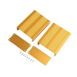 12件套配8个螺丝 铝壳76*35长100mm金2.5白螺丝