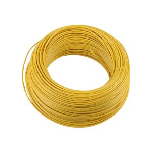 QIFAN(起帆)电缆 RV-300/500-1*0.75平方阻燃电线多股铜芯导线 黄色100米