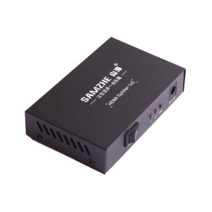 SAMZHE(山泽)HDMI分配器一分二 4K数字高清视频分屏器 一进二出双屏同显电脑机顶盒接显示器投影仪 HV-502W