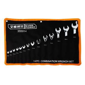 EVERPOWER(艾威博尔),14件套精品镜面两用扳手组套,355014