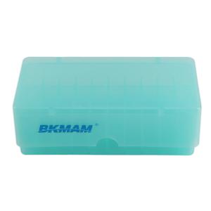 BKMAM(比克曼生物)，可存放1.5/1.8/2mL，50格冻存管盒/冷冻管盒，绿色，130204012