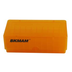 BKMAM(比克曼生物)，可存放1.5/1.8/2mL，50格冻存管盒/冷冻管盒，黄色，130204011