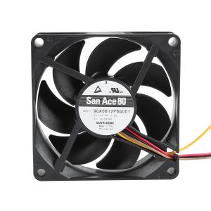 SANYO DENKI(山洋) 直流散热风扇 12V 80x80x20mm 1个