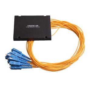 SAMZHE(山泽)分光器 单模方头SC/UPC盒式 1分8路 SZ-FGQ08C