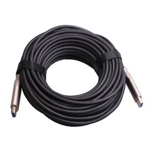 SAMZHE(山泽)HDMI2.1版光纤线 8K60Hz发烧级连接电视显示器投影仪高清视频线适用家庭影院工程装修 15米