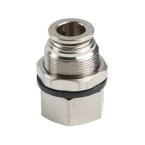 AIRTAC(亚德客) BPMF系列全金属内牙穿板直通管接头 BPMF1002